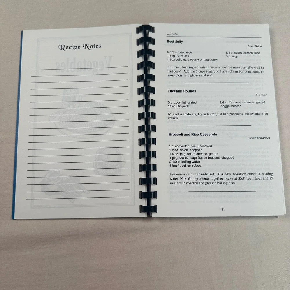 Vintage McLean County Humane Society Cookbook Spiral Bound Recipes Illinois 1993